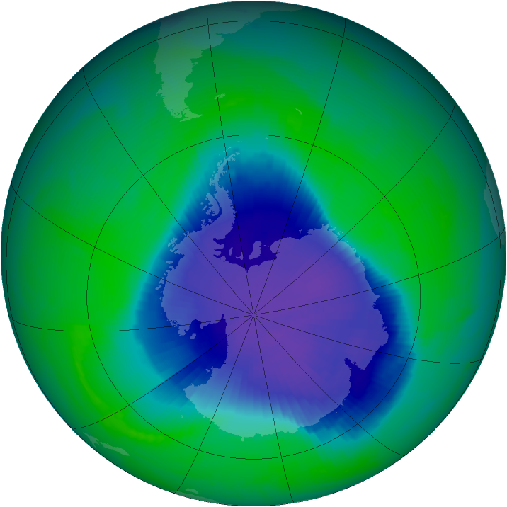 Ozone Map 1998-11-24